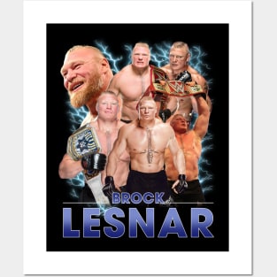 VINTAGE BOOTLEG BROCK LESNAR 90S Posters and Art